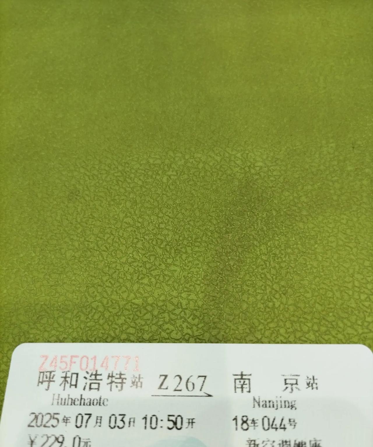 我坐过Z267次列车，我一生都不会忘记，凌晨两点，从呼和浩特出发的火车到了济南火