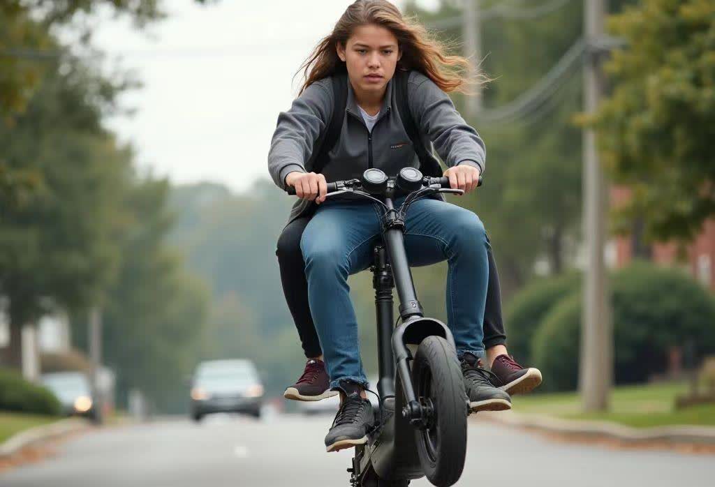 最近路上会见到一些中学生，骑着九号或者其他品牌的电动车，看起来像是改装过的样子，