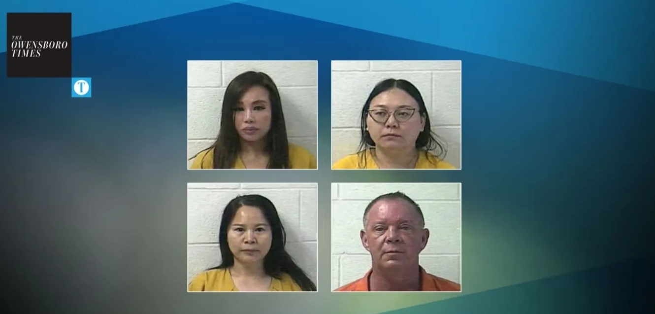 三名华人女性在美国肯塔基州被逮捕，涉嫌性交易案件
肯塔基州的两家按摩店最近被美国