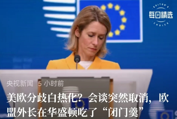 美欧摊牌失败了。

欧洲这次去美国谈判，表面上和关税有关，实际上是谈一谈乌克兰矿