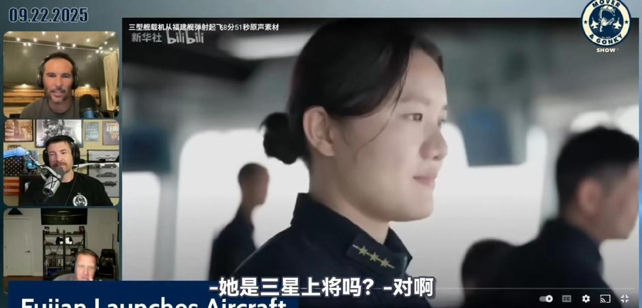 对，你们说的没错，她就是三星未来的上将……
福建舰电磁弹射舰载机，女指挥官下达允
