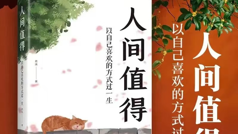 《人间值得》人生不必太用力，坦率接受每一天~