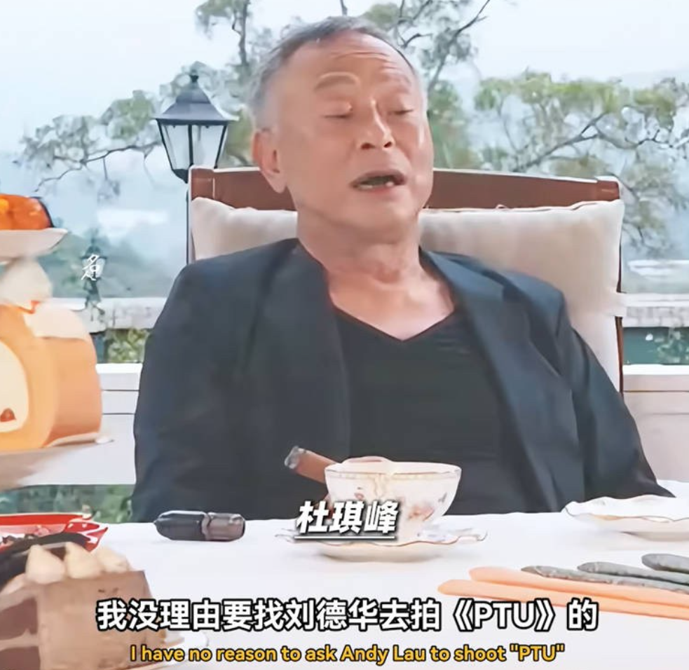 导演杜琪峰说：我不会找刘德华拍《PTU》的，一开始就没考虑过他