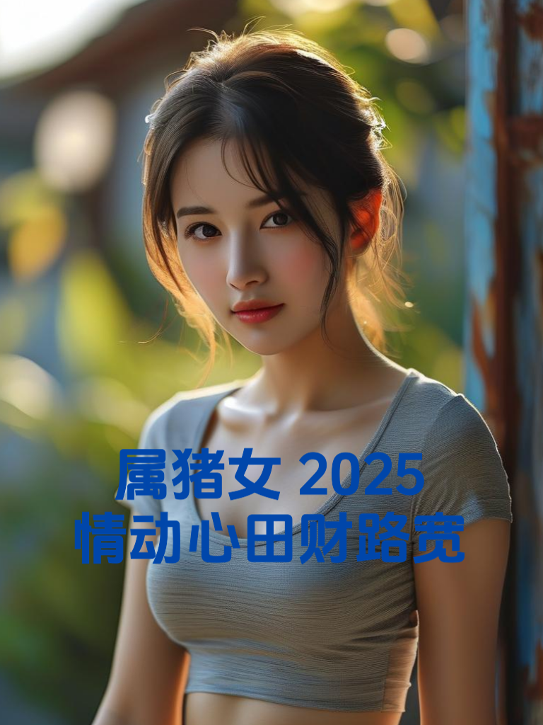 属猪女2025：情动心田财路宽