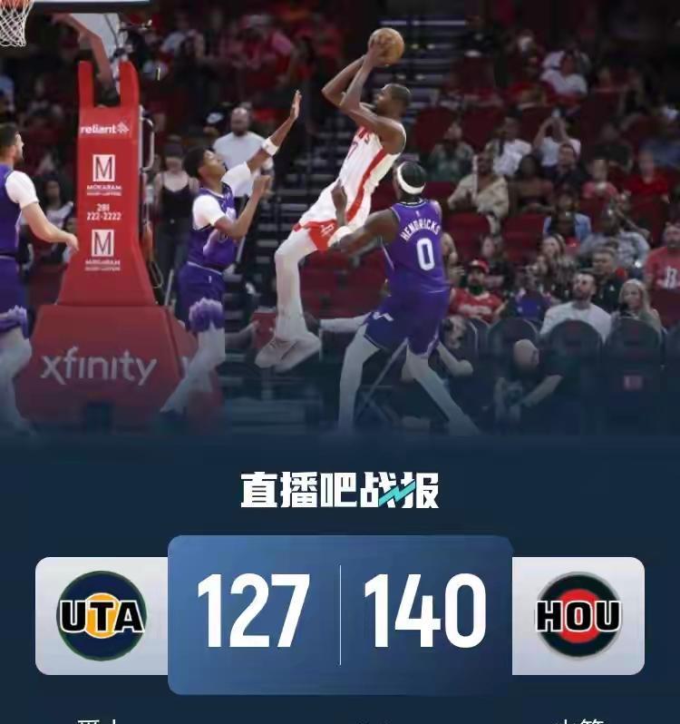 小试牛刀，杜兰特宝刀不老
NBA季前赛继续进行，休斯顿火箭队以 140:127大