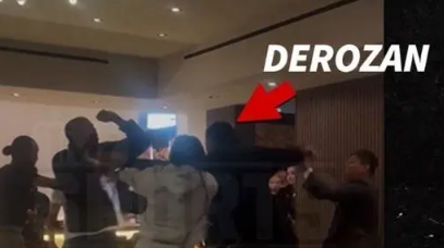 火气这么大？德罗赞与一名男子激烈冲突，后者被救护车送走！