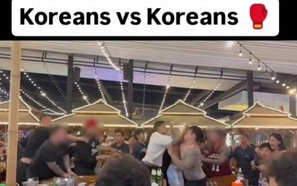 偷鸡不成，倒蚀把米。
韩国人真是输不起了，连打个架也想要把屎盆子扣在中国人头上。