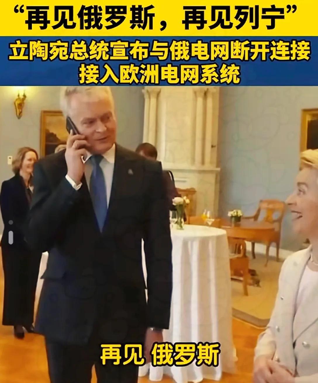 立陶宛总统宣布与俄罗斯的电网断开，开始实施“脱俄”政策，立陶宛民众的生活受到很大
