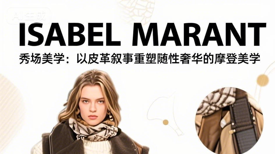 Isabel Marant 秀场美学：以皮革叙事重塑随性奢华的摩登美学