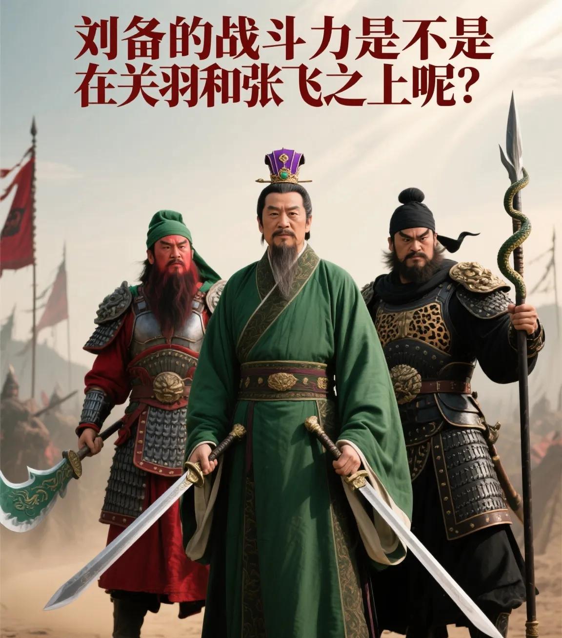 刘备的战斗力是不是在关羽和张飞之上呢？
94版《三国演义》中刘备单手分开角力的关