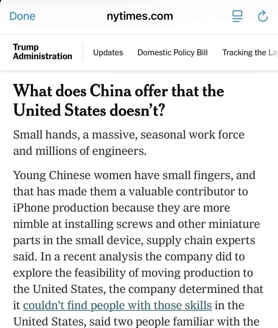 美国人开始反思是不是自己人种不行了。最近美国野鸡小报《纽约时报》发文称之所以美国
