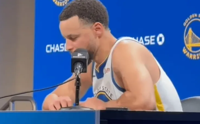 NBA常规赛，勇士111-124不敌老鹰。
赛后采访，库里谈及本场比赛时说道：“