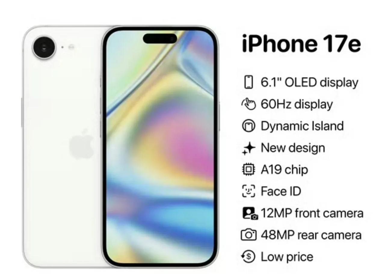 iphone 17e也不能说完全没有看点，起码换成灵动岛，换了A19处理器，如果