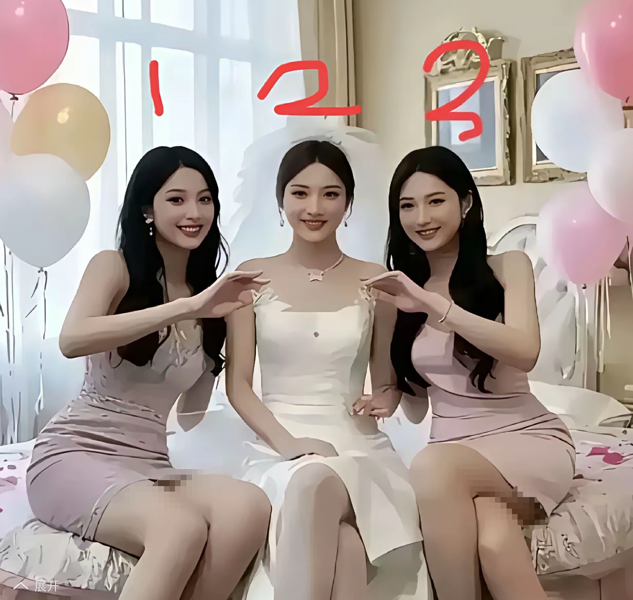 3个伴娘，哪个最适合做女朋友？