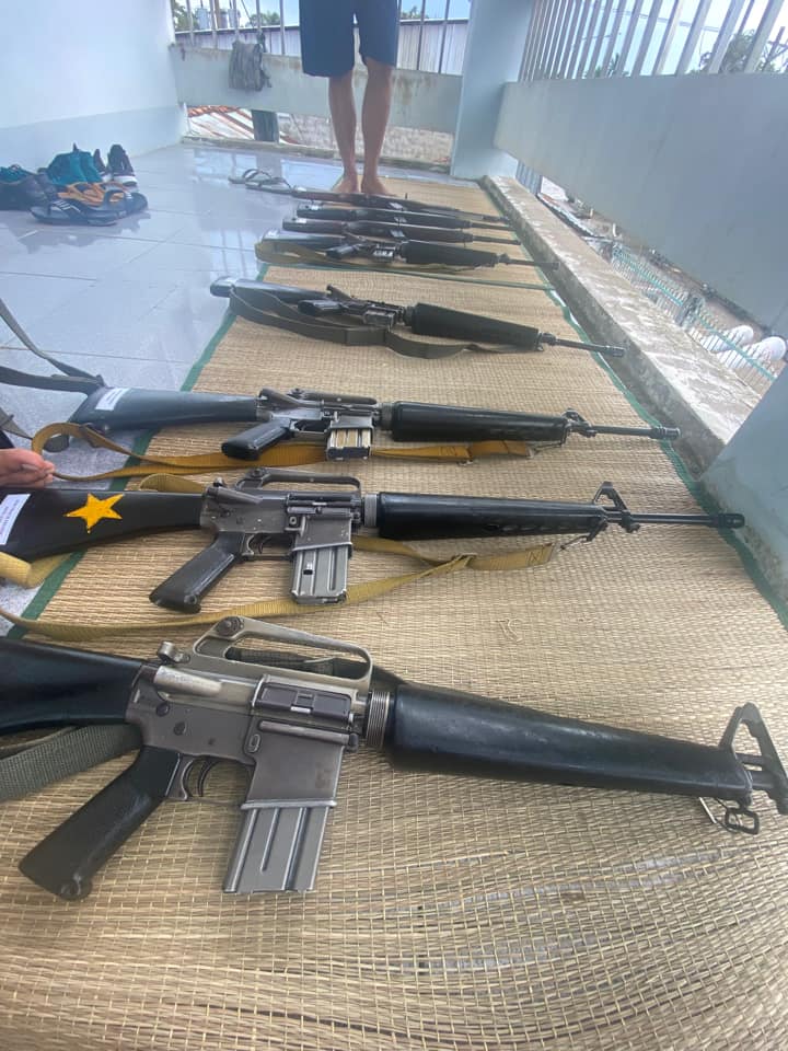 越南军队现役的M16A1式5.56mm自动步枪