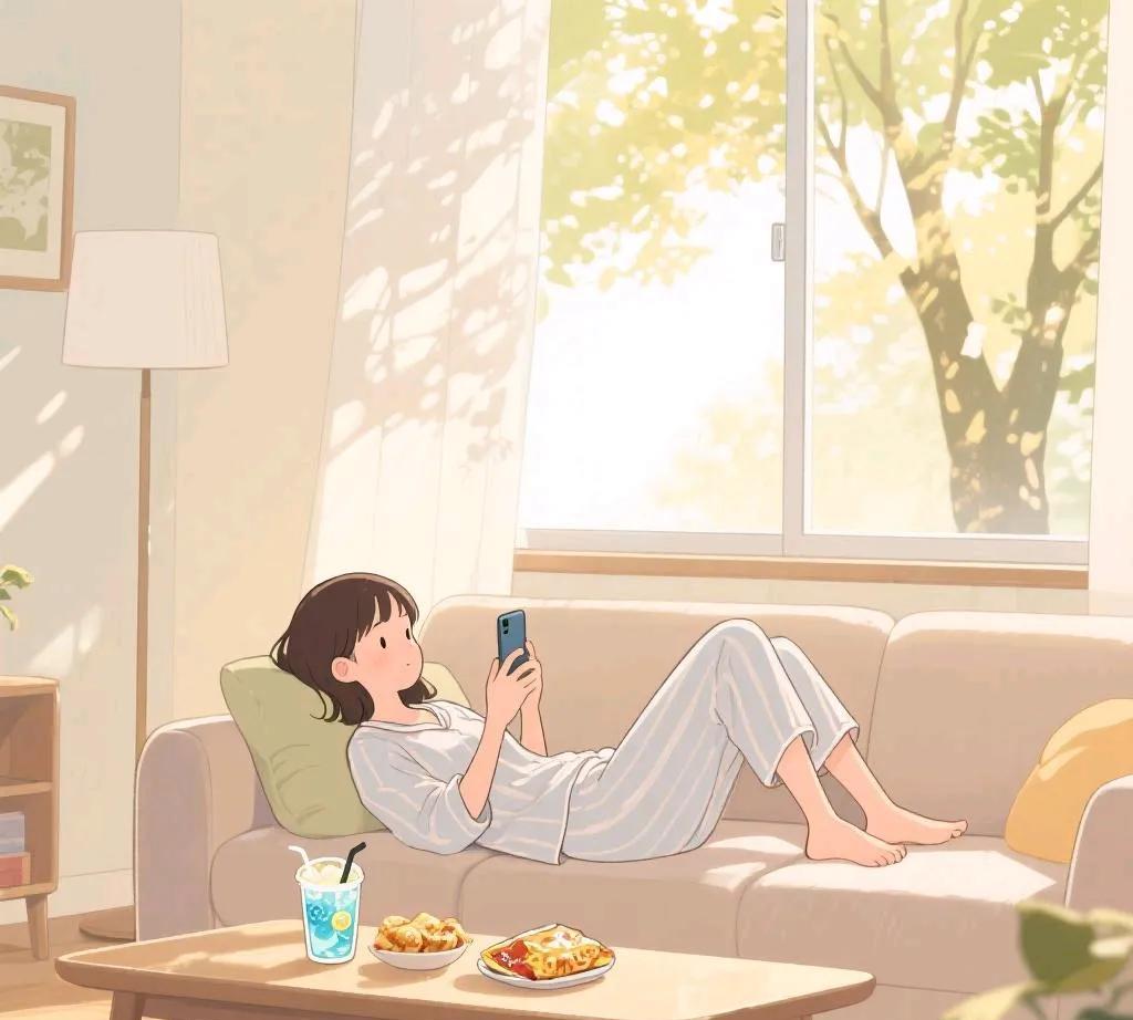 烈日高温似火炉，
空调房里最舒服。
掌中手机看世界，
尾句续写_______。