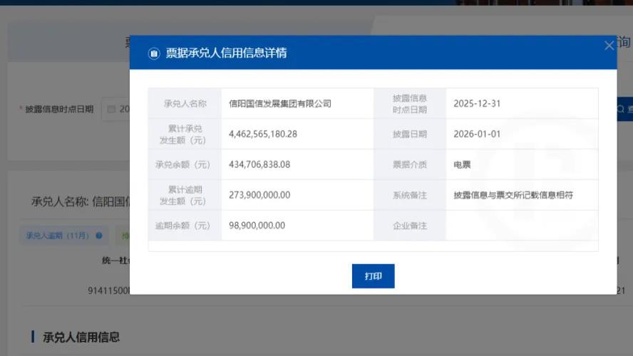 河南信阳国信：发债窗口期陷9890万商票逾期“风波”，67%资产负债率下“营利”双杀引市场拷问