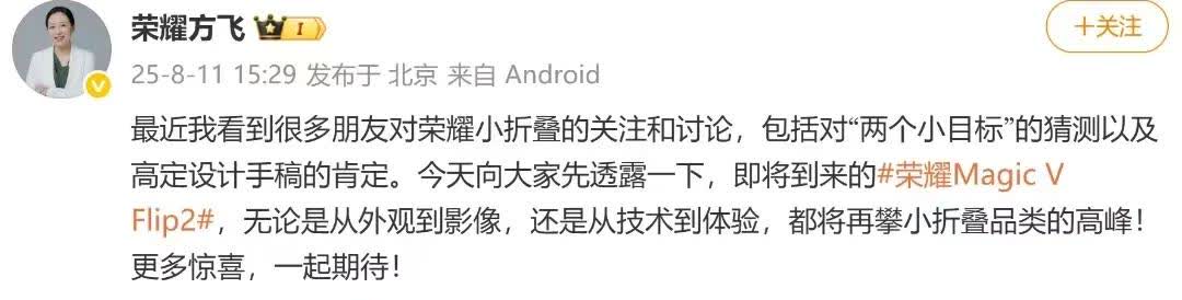 V Flip2配置爆料Jimmy Choo，为Magic V Flip2打造高定