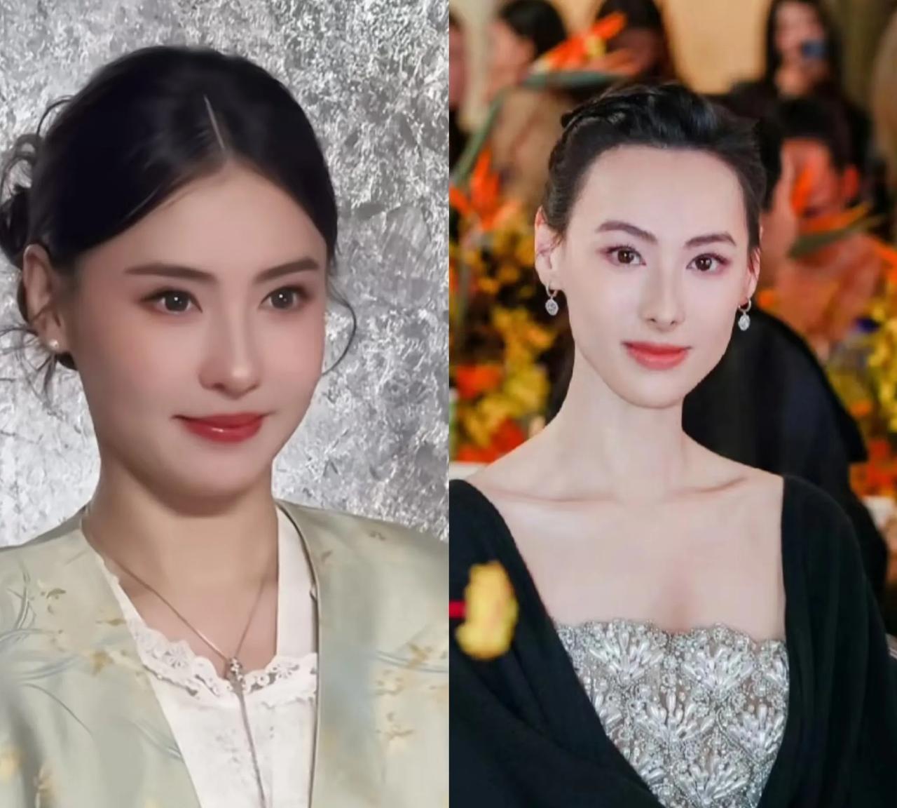 我问我老公，
张柏芝和梁洛施你觉得谁更美？
我老公说，论长相张柏芝精致，论身材梁