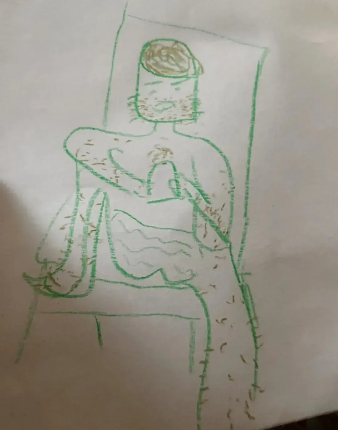 女儿在幼儿园画的，要不要考虑转学？