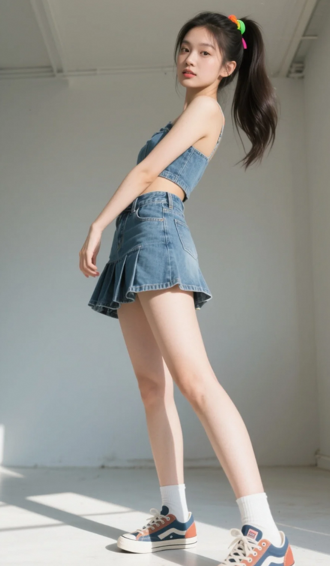 今天的睫毛膏晕染了吗？帮我看看~
