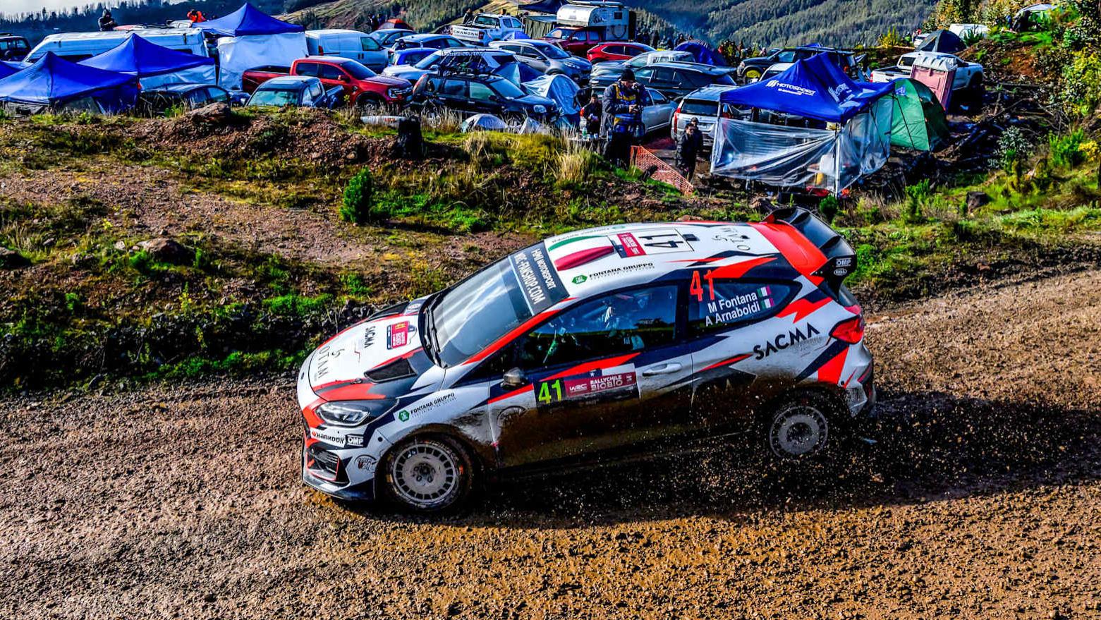 丰塔纳凭借智利的精彩反击夺得 WRC3 冠军