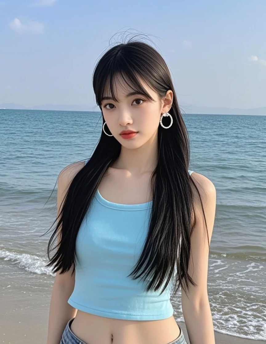 她的一瞬凝视，心潮澎湃