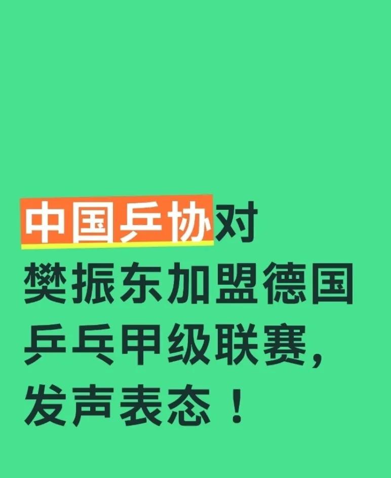 小胖背后有高人指点！这一步走太妙了！



樊振东加盟德国乒乓球甲级联赛的消息一