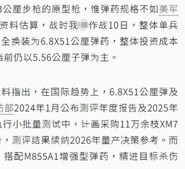 台湾也搞了6.8，不过是6.8X43毫米的 躺平的单身军宅 daboboye