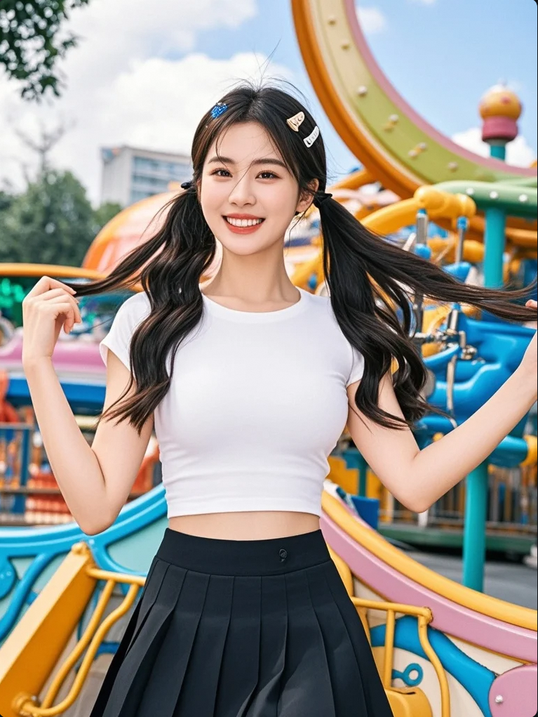 激流勇进湿身挑战💦 躲进你伞下可以吗？
