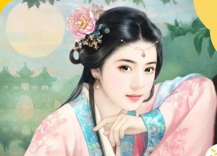 有一天，太子陈叔宝在龚良娣宫中看到一位小宫女长得眉目如画，肤如凝脂，不禁看呆了，
