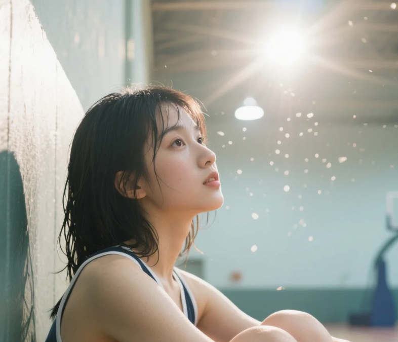 运动少女的反差萌｜篮球宝贝的温柔时刻