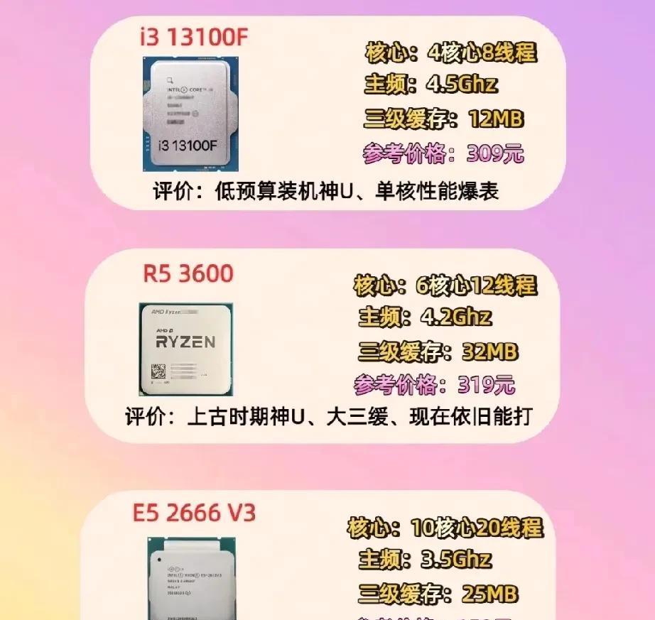 奸商最恨这期，电脑CPU哪款性能最强，性价比超高。
大家好，我是大海，我们在挑选