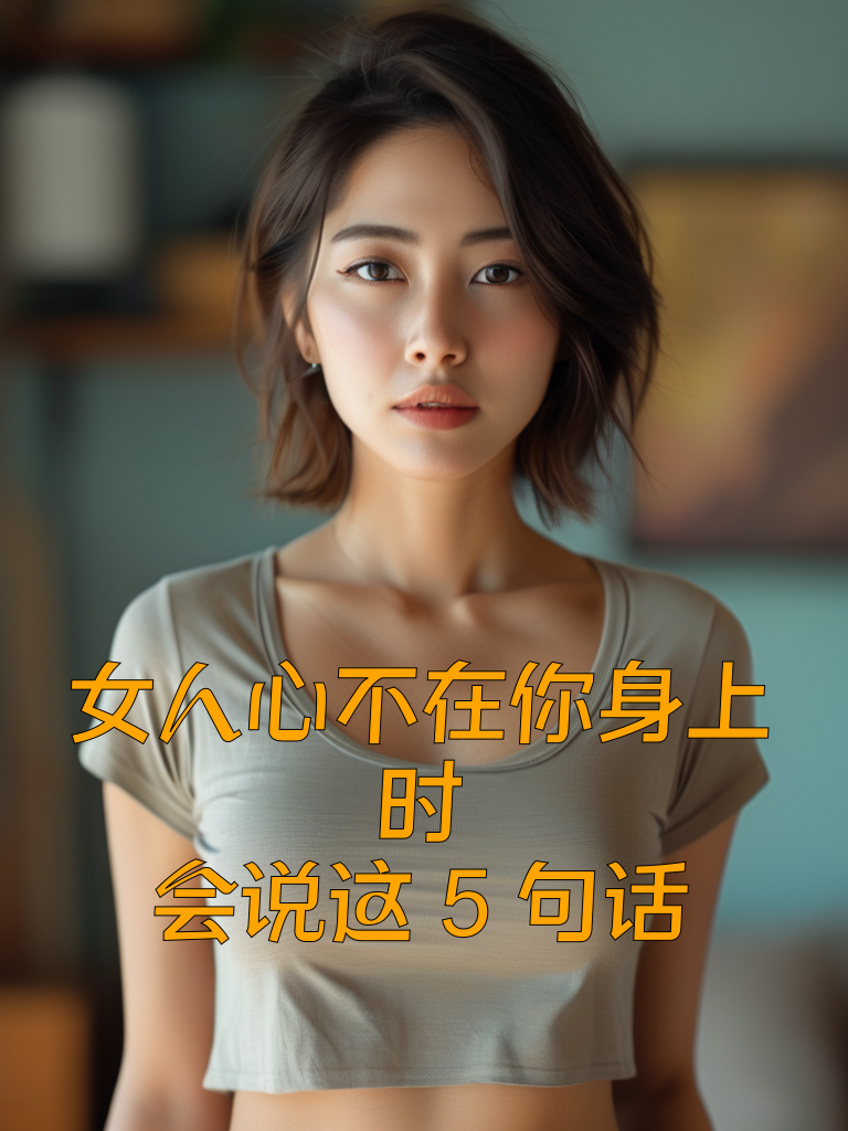 女人心不在你身上时，会说这5句话