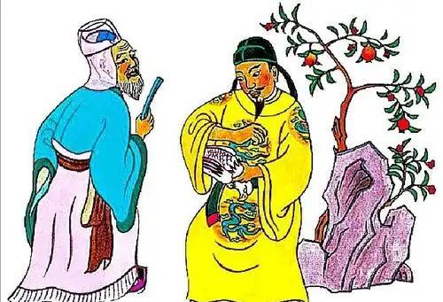 有一次，太宗得到一只鹞鹰，非常喜爱，正放在手臂上玩得高兴，忽见魏徽来了，他生怕魏