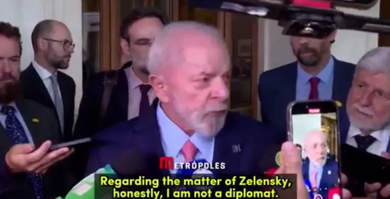 当地时间3月2日，巴西总统卢拉谈泽连斯基：“我不认识乌克兰总统。但他的行为有点奇