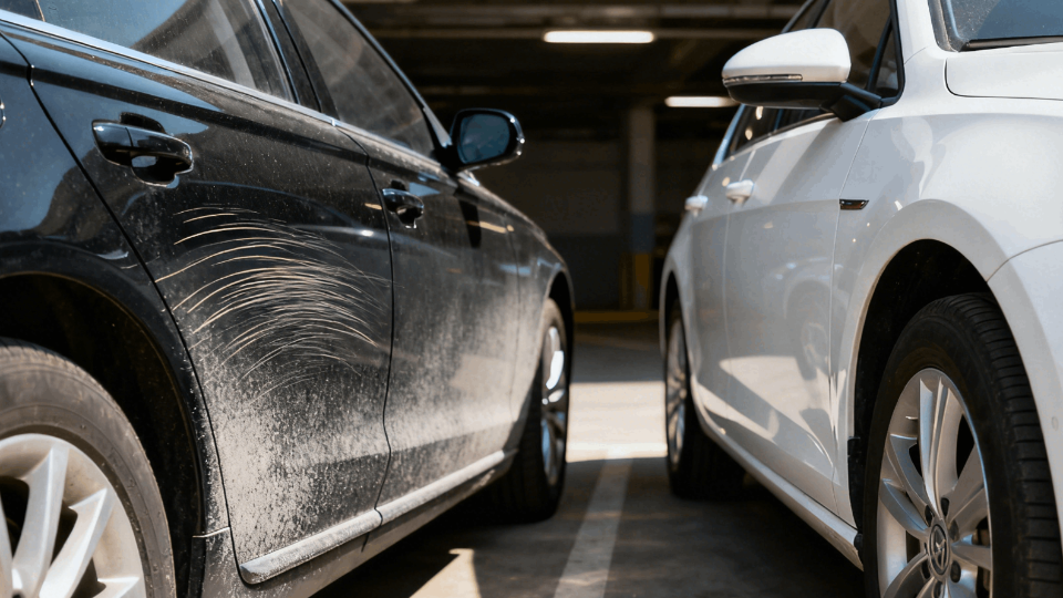 为什么你的黑色车总是“花脸猫”？