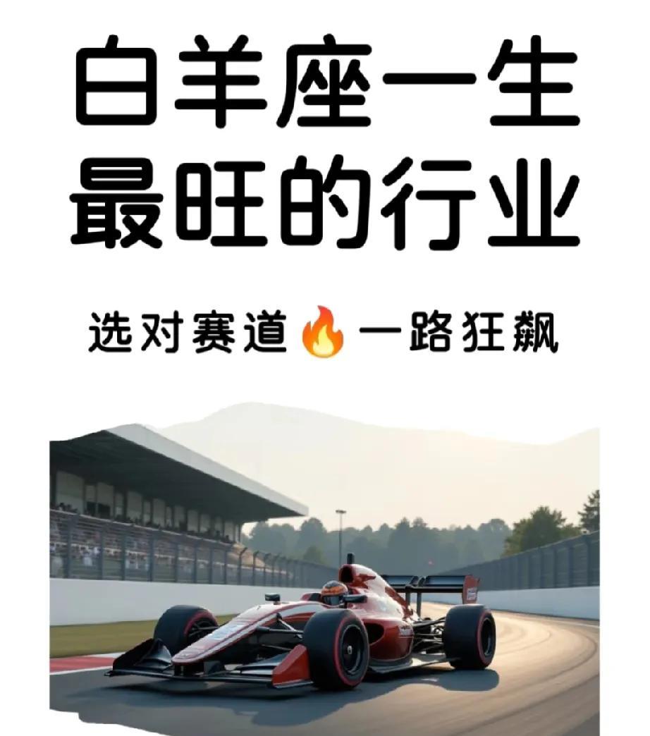 白羊座，这些行业让你闪闪发光
白羊座天生爱冒险、冲劲足，
最旺行业藏在性格里：