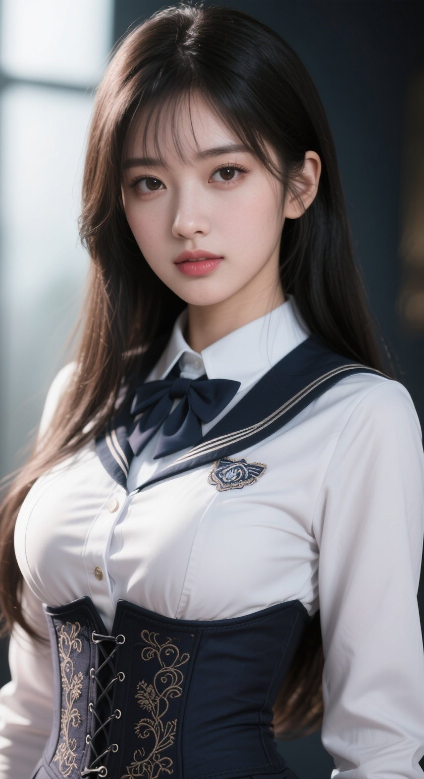 甜美少妇学院风，浅笑嫣然勾人心弦