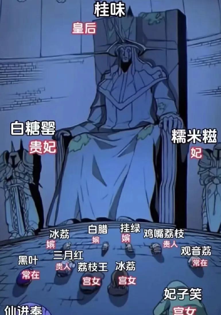 作为广东人，第一次知道荔枝原来有这么多口味。以前在汕头，吃得比较多桂味、糯米糍、