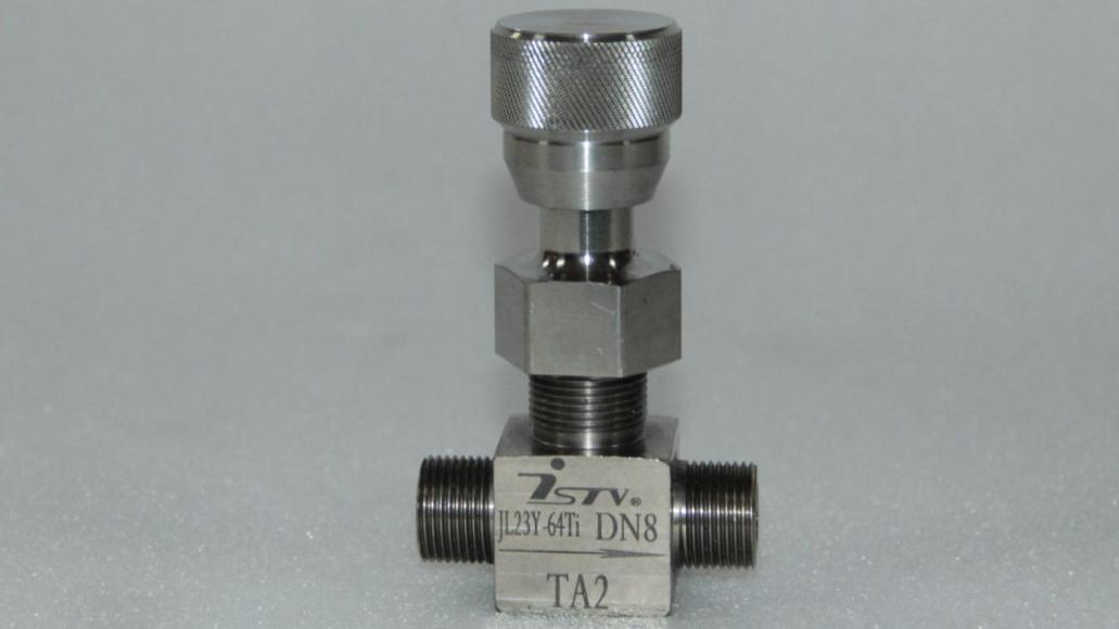 钛真空针型阀JL23Y-64Ti