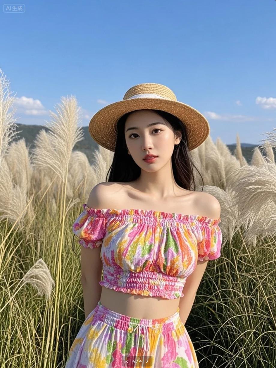 风起青芦：她的白裙在夏日热浪中轻扬