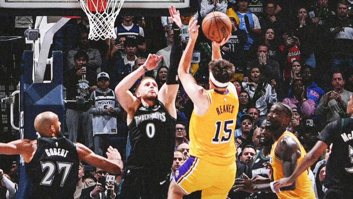 2战森林狼轰32+18！里夫斯就把艾顿喂撑了，东詹回归湖人得多强啊