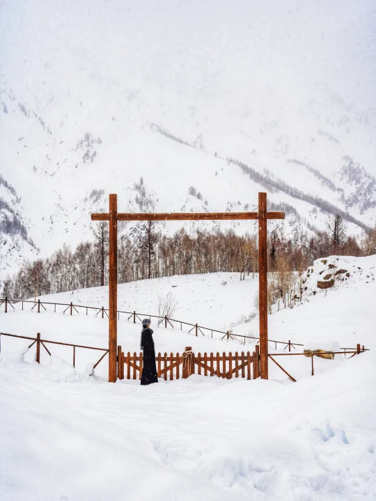 去新疆了 去了只有雪和自由的地方山赶着山 人赶着人 喜欢的东西就一定要拥有吗 葡