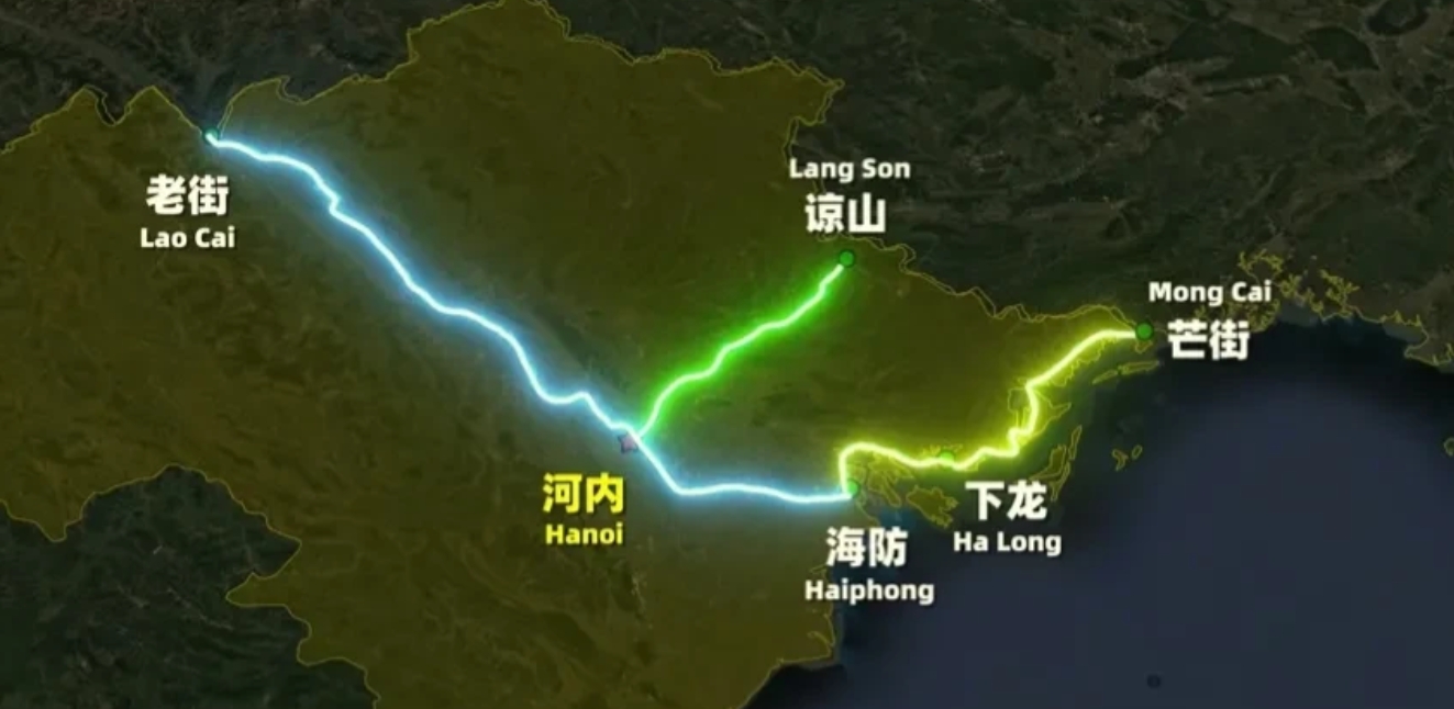越南答应和中国统一轨距，除了中国高铁已经没得选。米轨变准轨，中越铁路要进行"大手