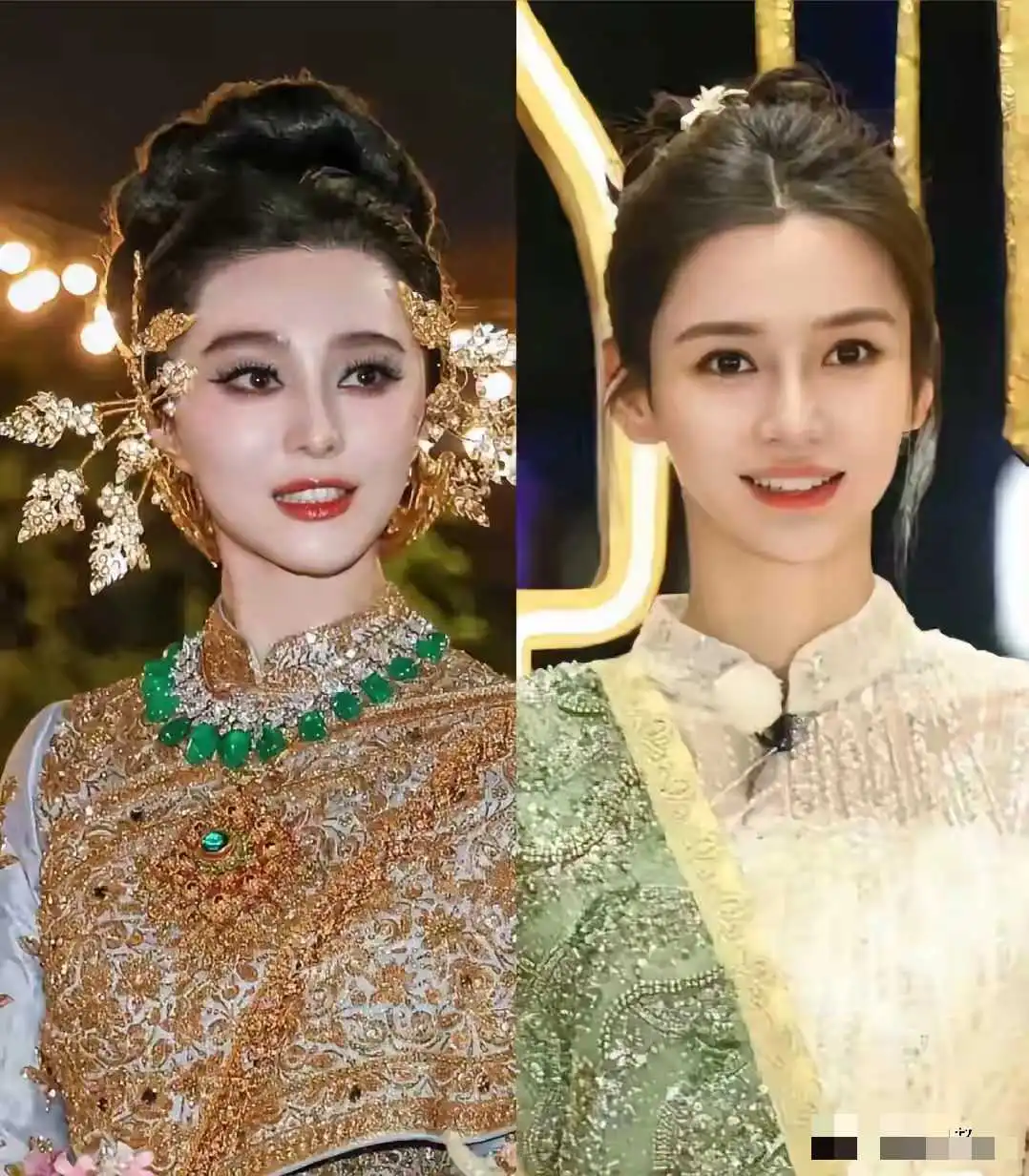 杨颖也太美了吧，站冰冰旁边也毫不逊色啊！一个明艳一个靓丽
