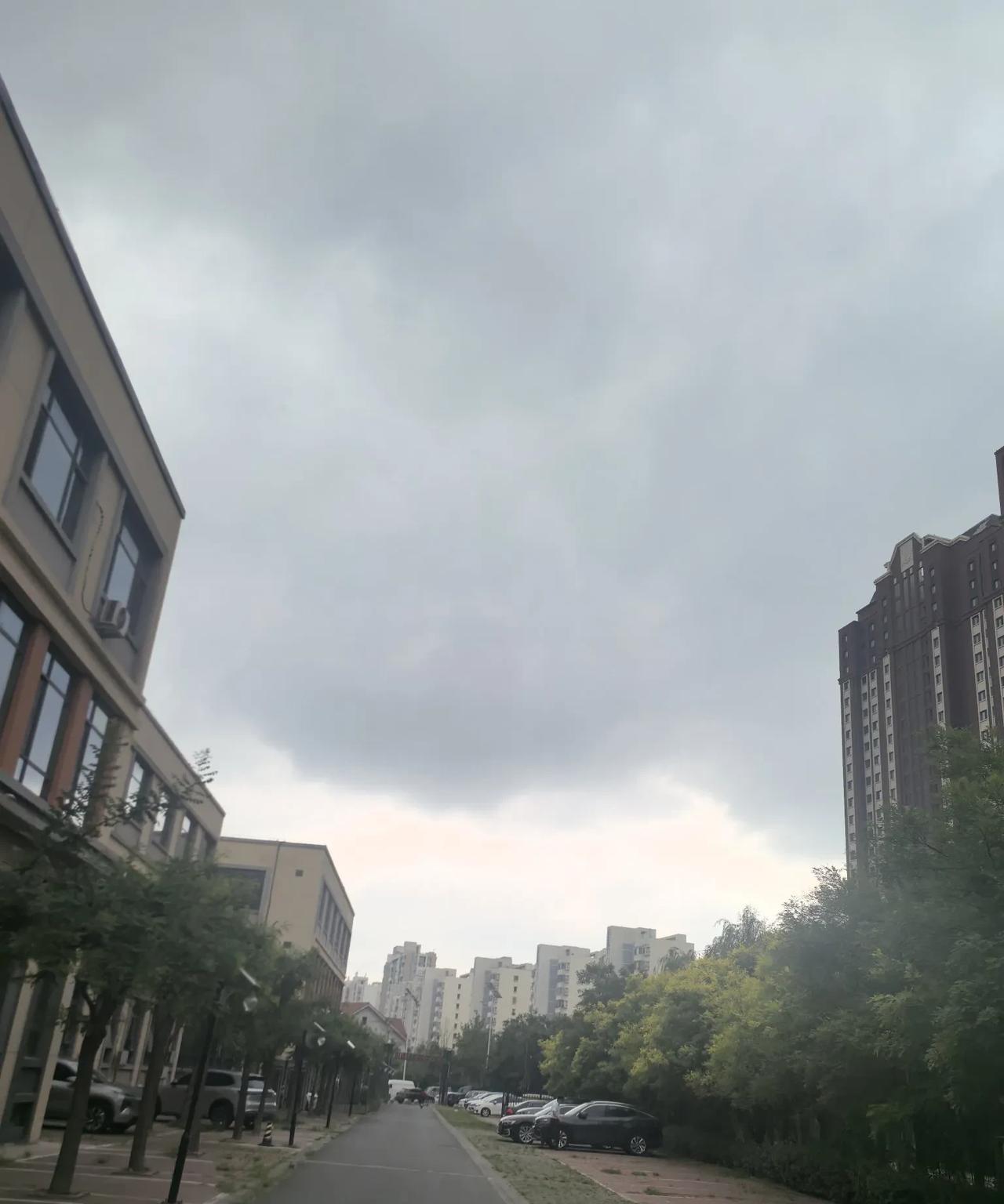 今天天津阴天，还有不大不小的风吹着，太舒适了。
夏有凉风，老天君明天继续啊！
#