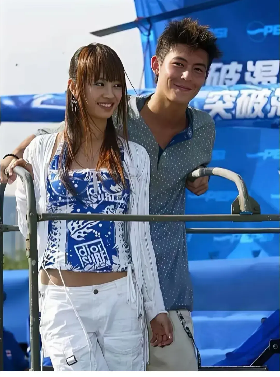 陈冠希和蔡依林，那时的他们还挺般配。