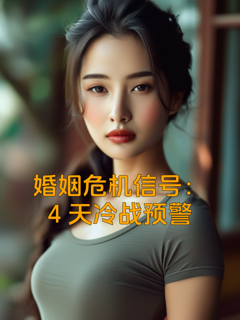 婚姻危机信号：4天冷战预警