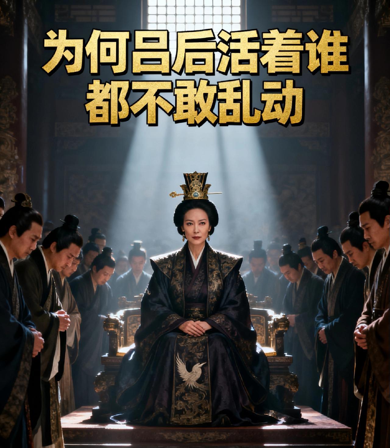吕后活着时，满朝不敢喘大气；汉朝都在她的阴影下颤抖，她一死，吕家却3天便被灭门！